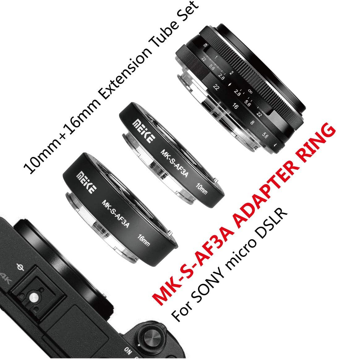 Meike MK-S-AF3A Macro Extension Tube for Sony E-Mount