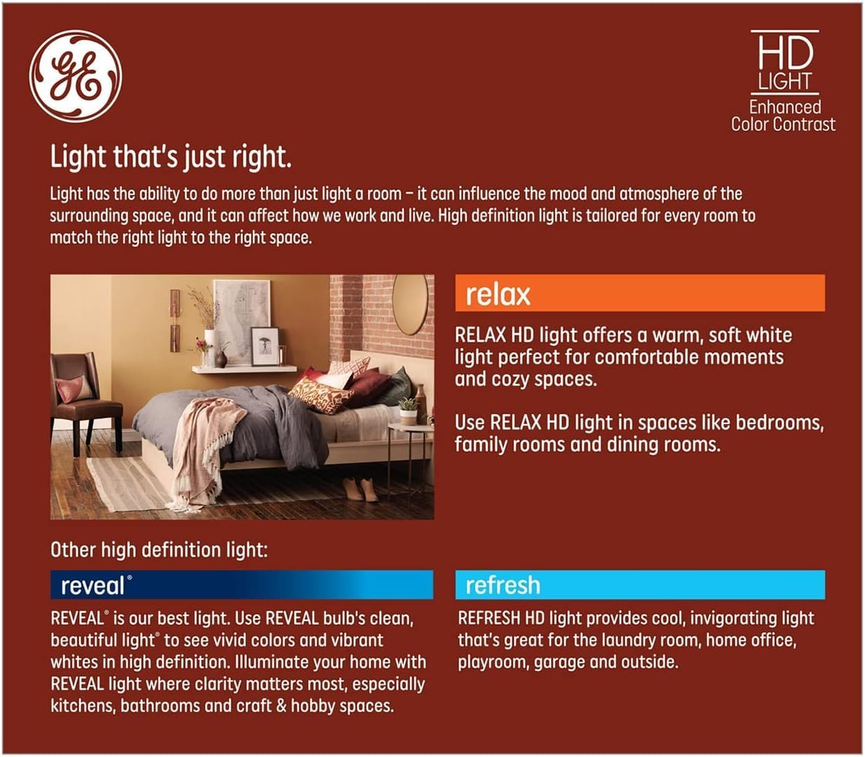 GE 41425 Relax 6-Pack BR30 LED Bulb - 65W Equivalent