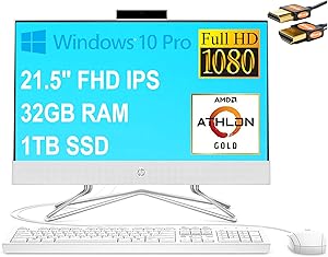 HP All-in One 22 AMD Athlon Desktop PC — main product image