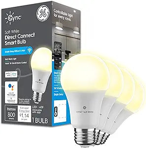 GE CLEDA199LD1/BSS1P CYNC Smart LED Bulb 4-Pack