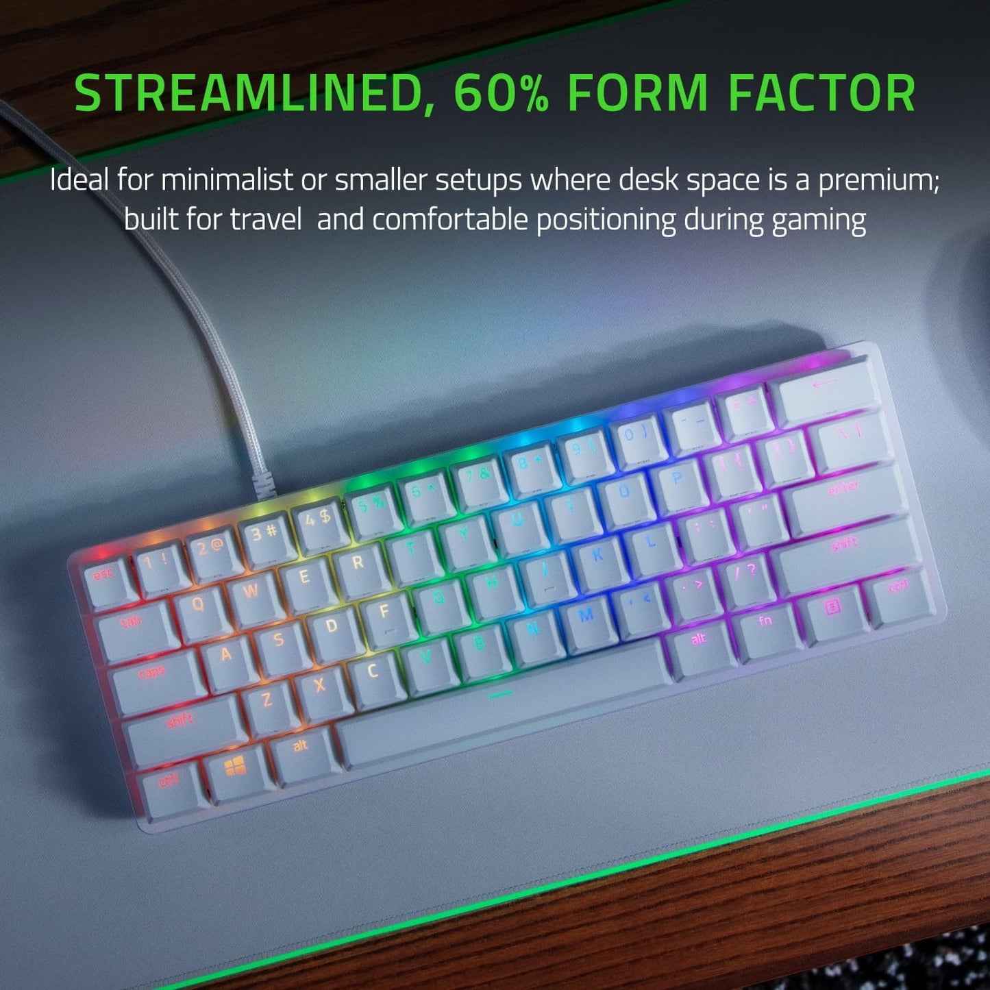 Razer RZ03-03392500-R3U1 Huntsman Mini 60% Keyboard (Renewed)