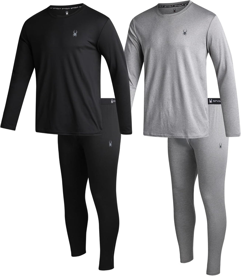 Spyder M SPYDR BASE LAYR 2P Mens Thermal Underwear Set — main product image