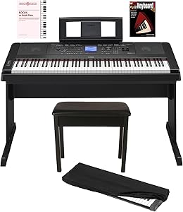 Yamaha DGX660BK7 88 Key Grand Digital Piano Bundle