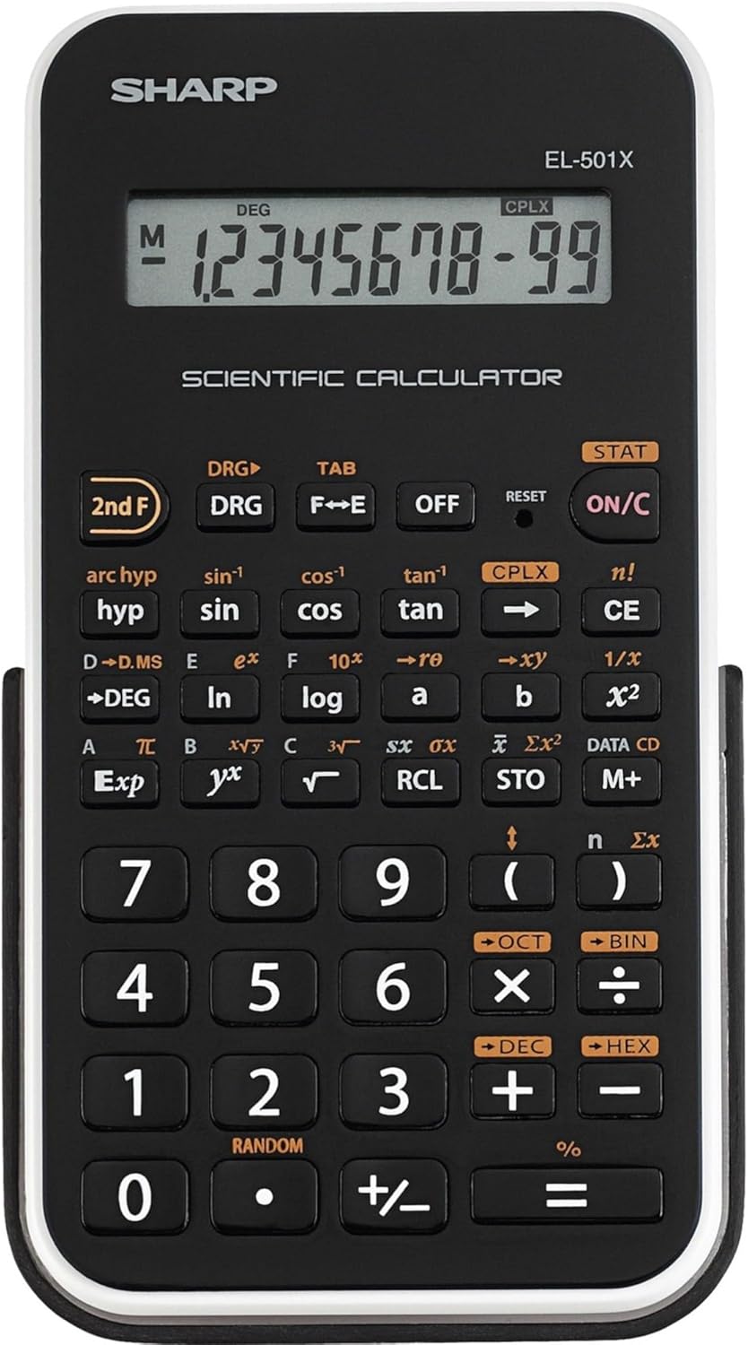 Sharp EL501XBWH Engineering Scientific Calculator White