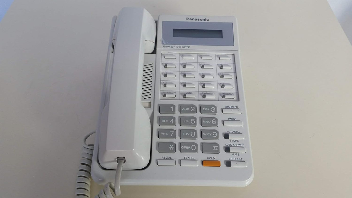 Panasonic KX-T7030-W 12-Button Display Speakerphone - White