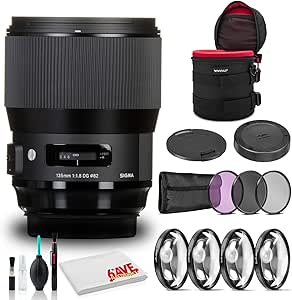 Sigma 135mm f/1.8 HSM Art Lens Sony E Mount Bundle