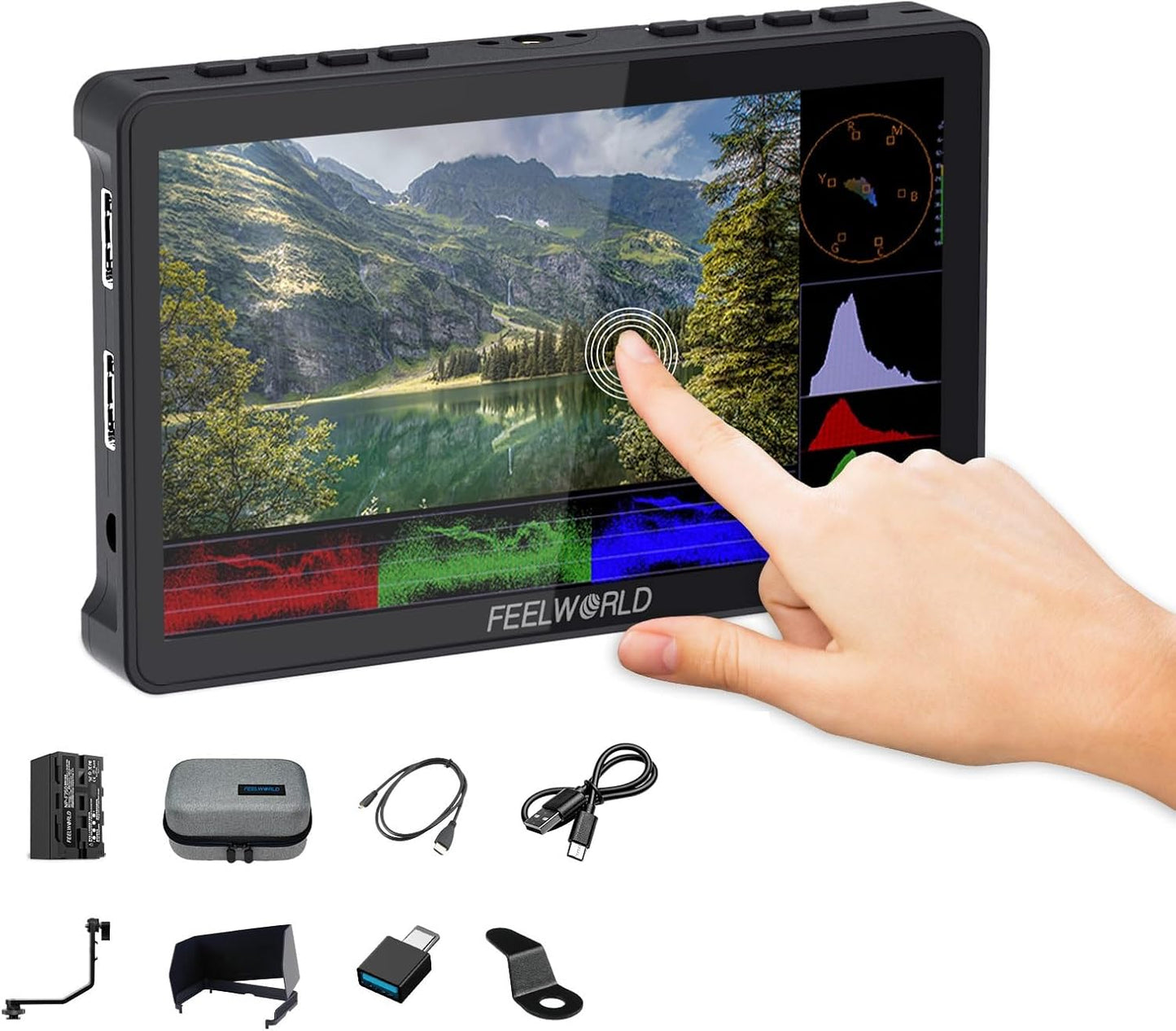 FEELWORLD F5 Pro V4 6" Touch Screen 4K HDMI Camera Monitor