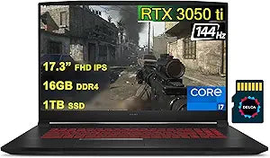 MSI GF76 Katana GF76 17 Gaming Laptop RTX 3050 Ti
