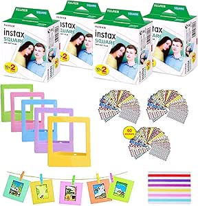 Fujifilm Instax Square Film 80 Sheets Bundle