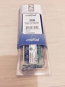 Crucial CT25664AA800 2GB DDR2 PC2-6400 DIMM Memory