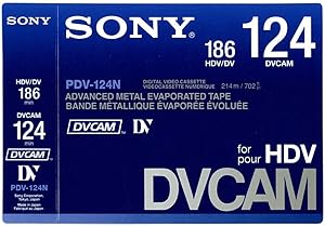 Sony PDV-124N DVCAM 124min Digital Video Tape