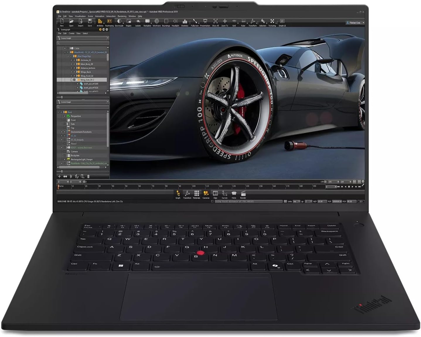 Lenovo 21KV ThinkPad P1 Gen 7 Intel Ultra 9 RTX 4070 Laptop