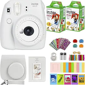 Fujifilm Instax Mini 9 Instant Camera Film Bundle