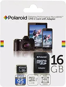Polaroid PLDM-EPMSD16GB 16GB Micro SDHC Memory Card