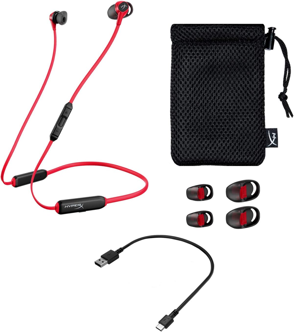 HyperX HEBBXX-MC-RD/G Cloud Buds Wireless Bluetooth Headphones