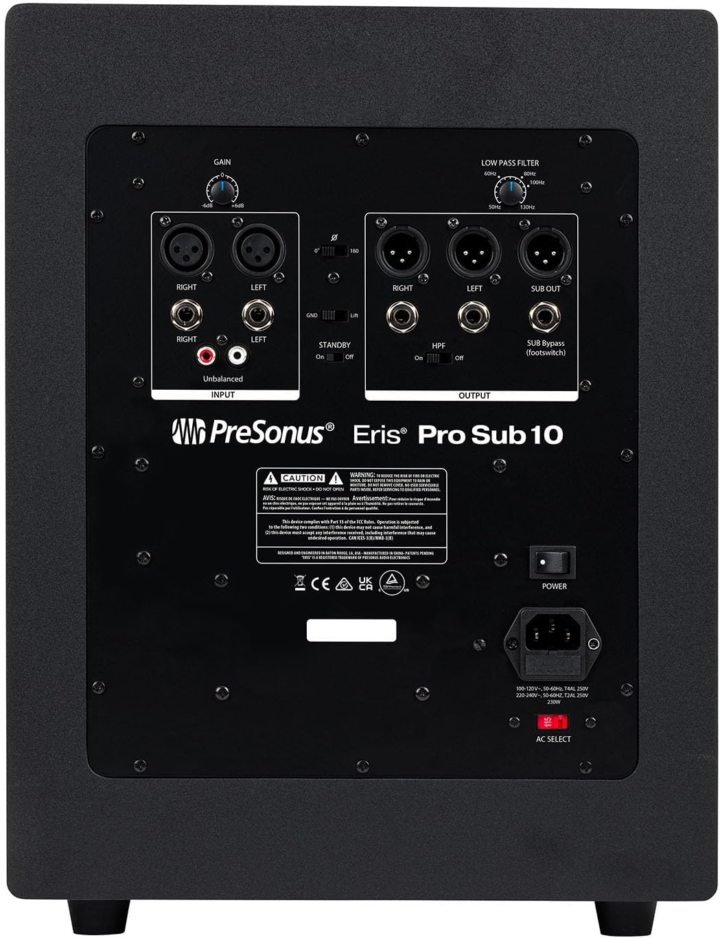 PreSonus Eris Pro Sub 10 Studio Subwoofer
