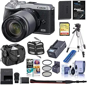 Canon EOS M6 Mark II Mirrorless Camera Bundle