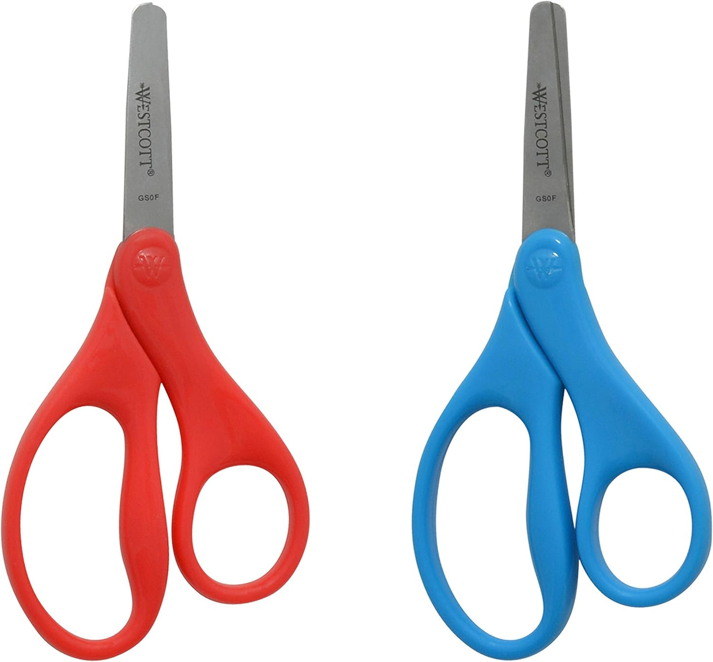 Westcott 17789 5-Inch Blunt Kids Scissors 6-Pack