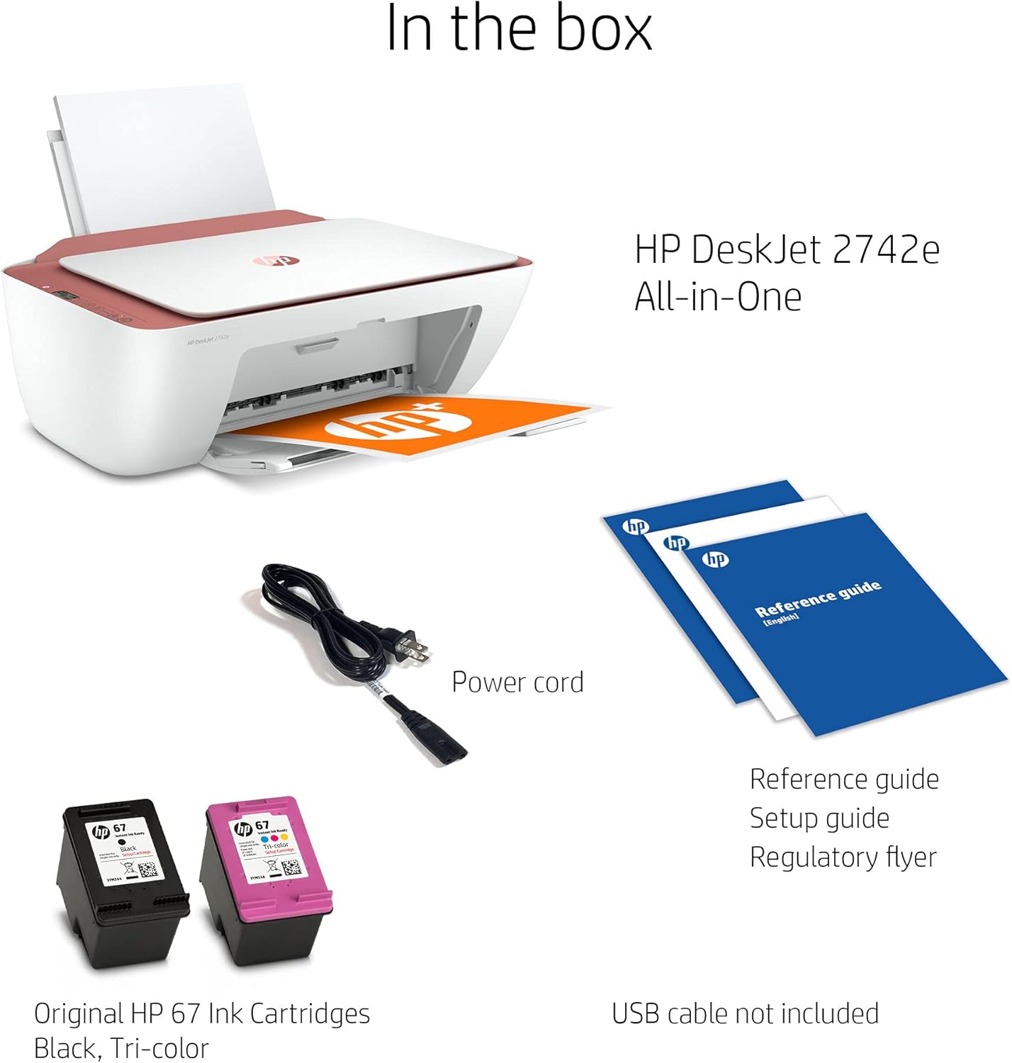 HP 2752e DeskJet Wireless All-in-One Printer