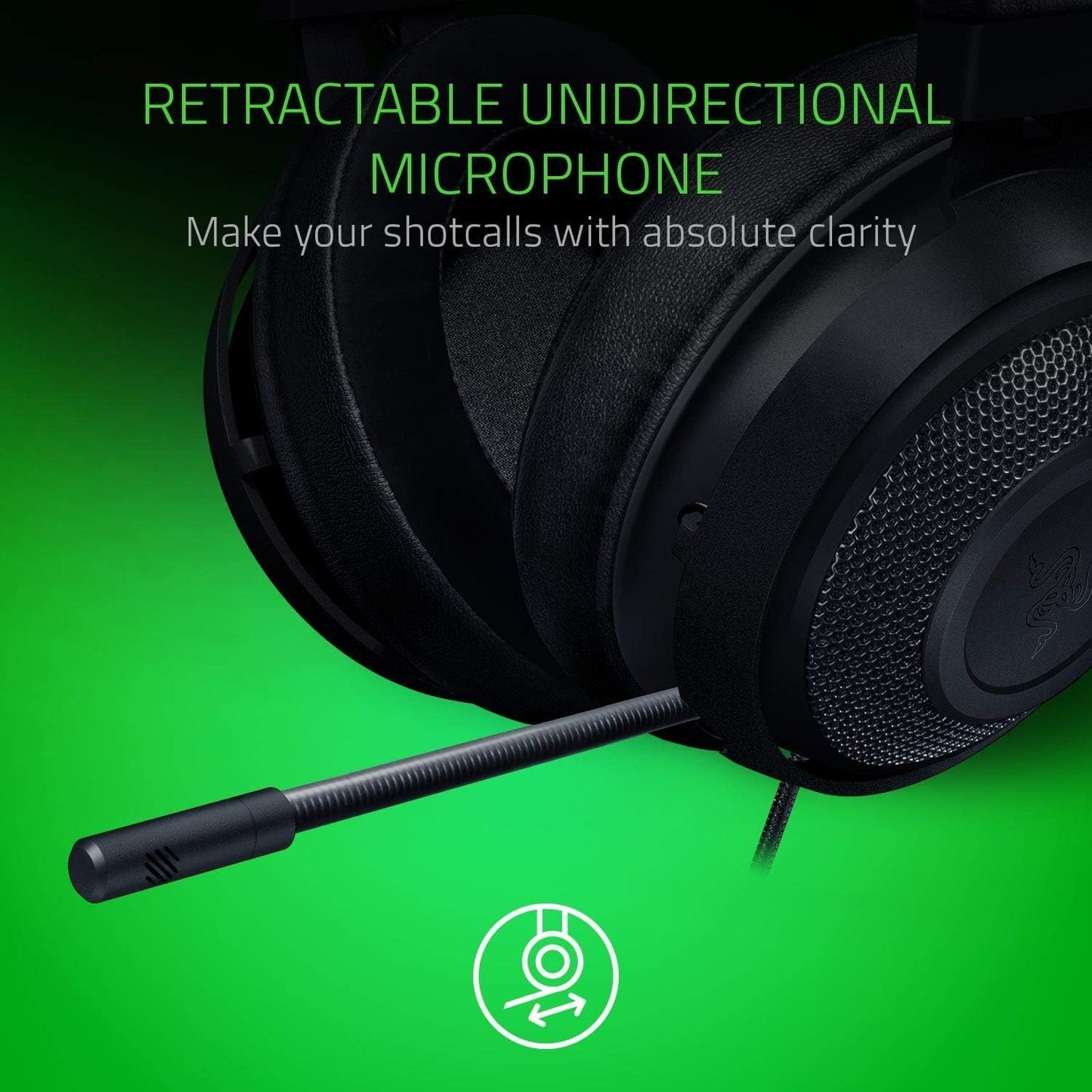 Razer RZ04-02830100-R3M1 Kraken Wired Gaming Headset - Black