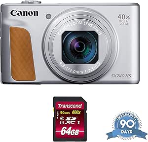 Canon OPENCAMB0054 PowerShot SX740 HS (Silver) - Renewed