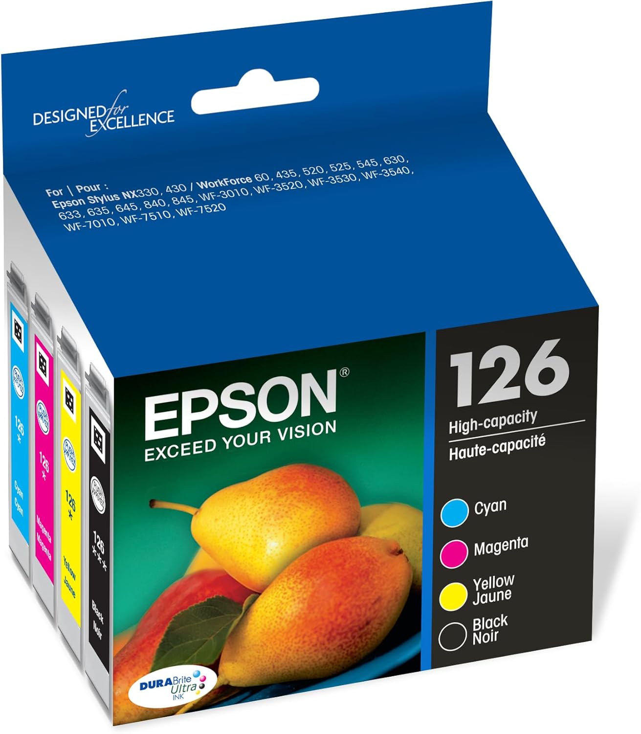 Epson T126120-BCS DURABrite Ultra Ink Combo Pack