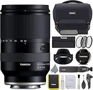 Tamron AFA071S700 28-200mm Sony E Mount Lens Bundle