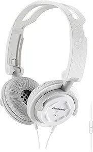 Panasonic RP-DJS150M-W FOLDZ On-Ear Headphones with Mic - White
