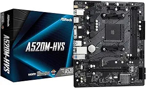 ASRock 90-MXBE60-A0UAYZ AMD A520 Micro ATX Motherboard