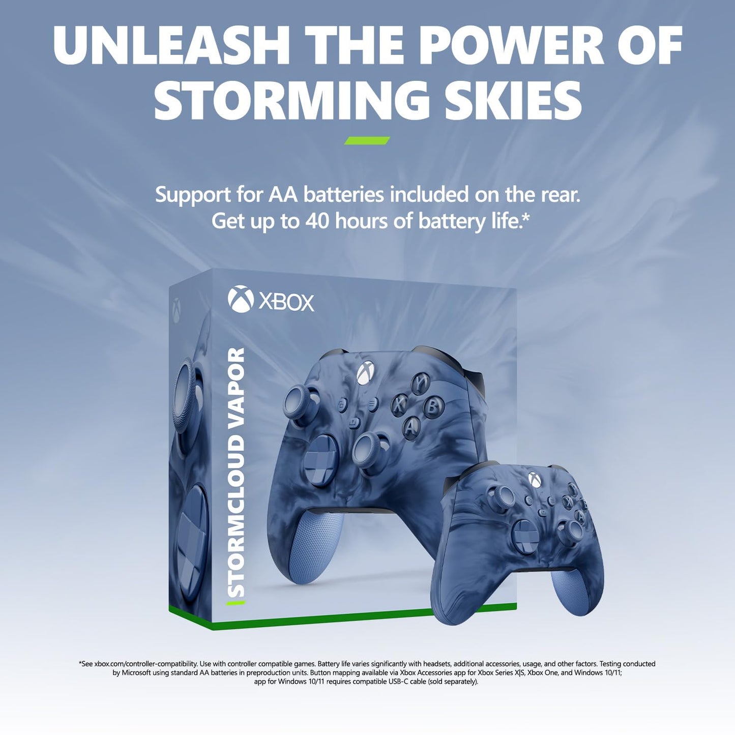 Microsoft Stormcloud Vapor Xbox Controller (Renewed)