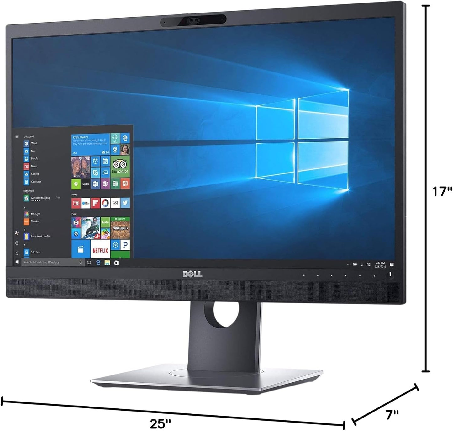 Dell P2418HZM 24" Video Conferencing Monitor