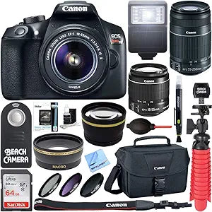 Canon E12CNDRT6X55250 EOS Rebel T6 DSLR Camera Kit