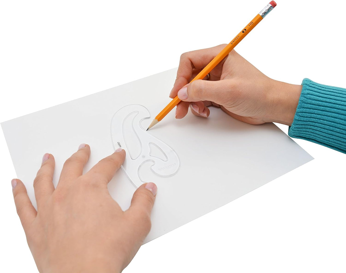 Westcott FC-4 LetterCraft French Curve Set (Set of 4)