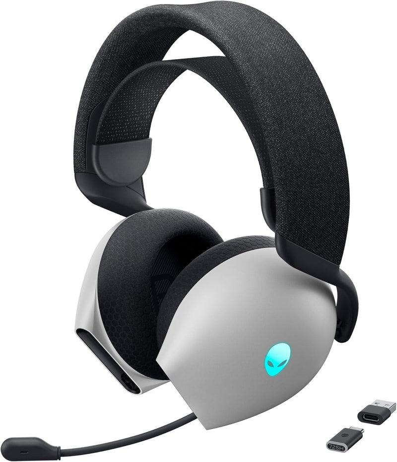 Alienware AW725H Tri-Mode Wireless Gaming Headset - Lunar Light — main product image