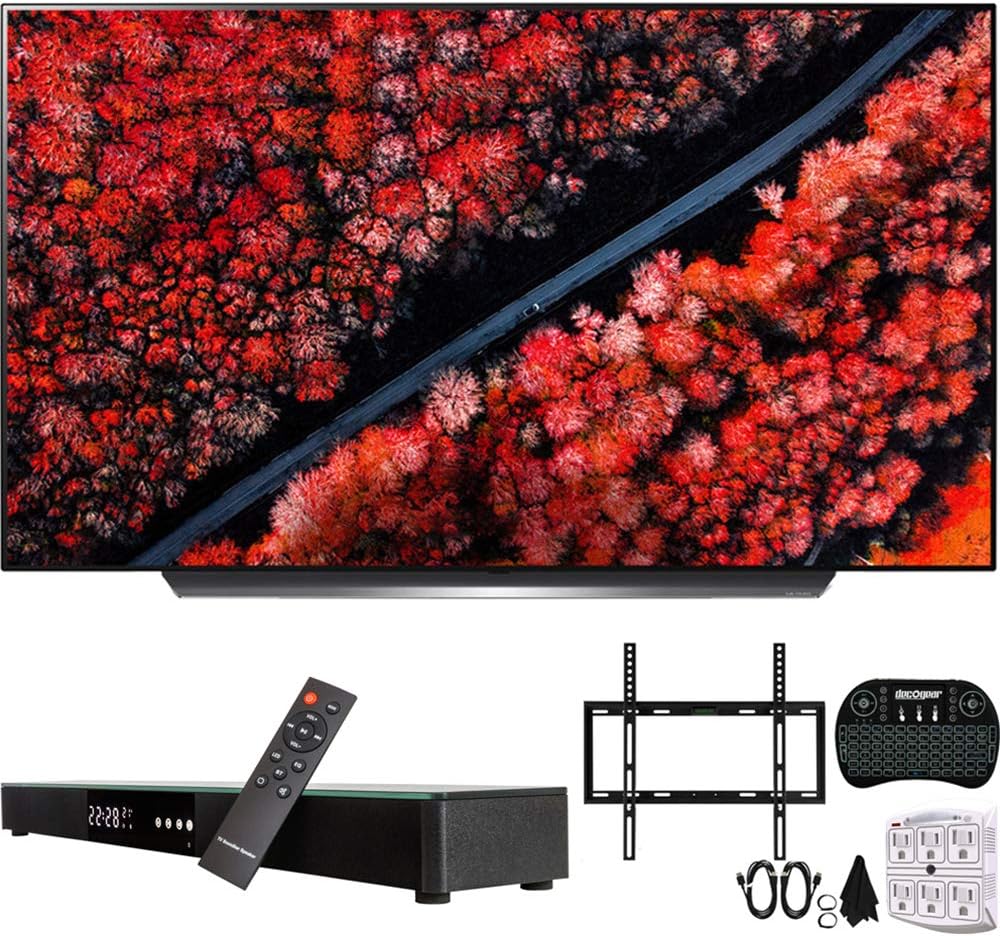 LG OLED65C9PUA 65" 4K HDR Smart OLED TV Bundle