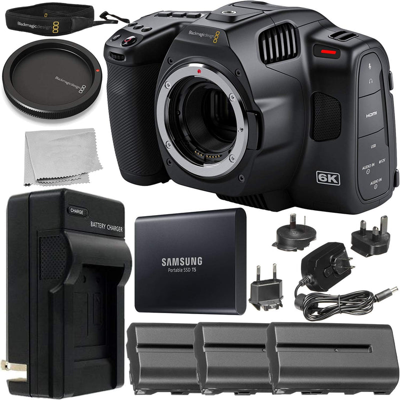 Blackmagic Design gen 5 Pocket Cinema 6K Pro Camera EF Mount SSD Bundle — main product image