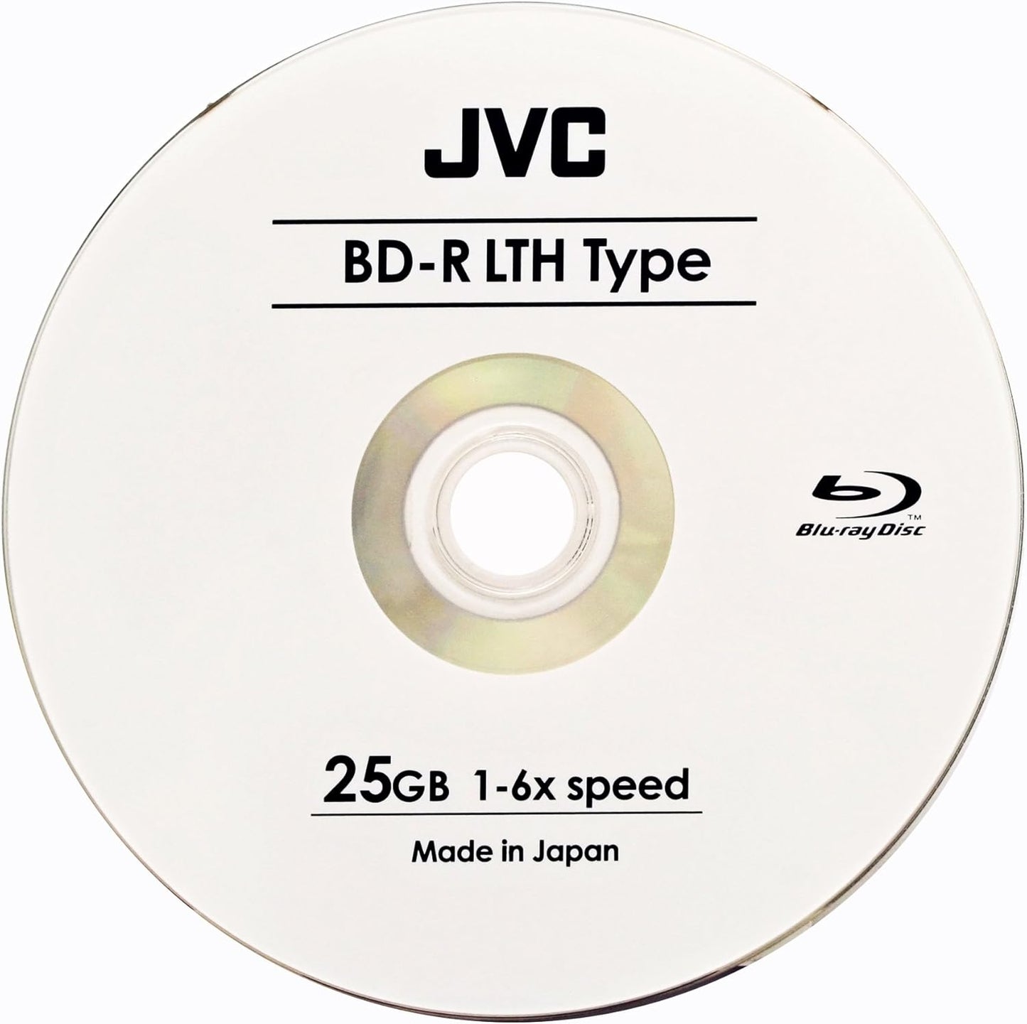 JVC J-BDR25JVC50B6L BD-R 6X Blu-ray Recordable Discs