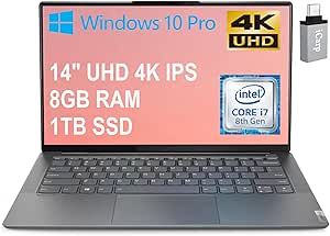 Lenovo Ideapad S940 14" 4K Laptop i7 8GB 1TB SSD