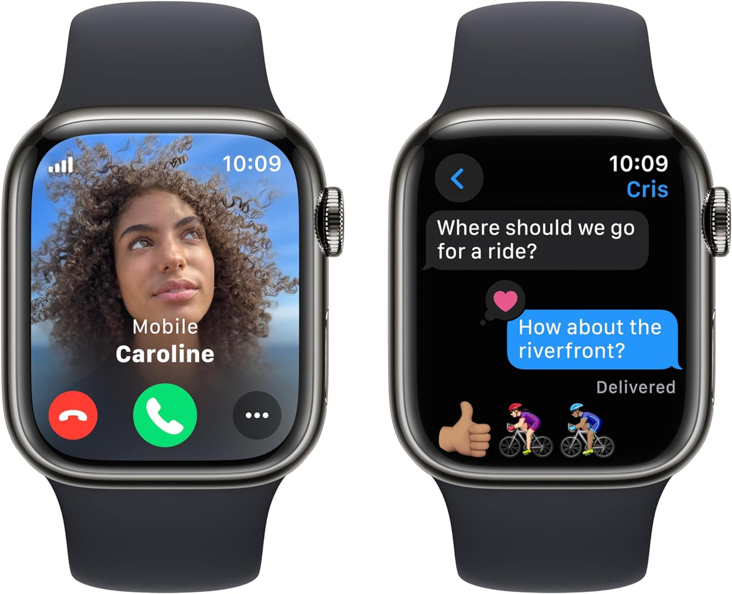 Apple MRJ93LL/A Watch Series 9 41mm GPS + Cellular Graphite Stainless Steel