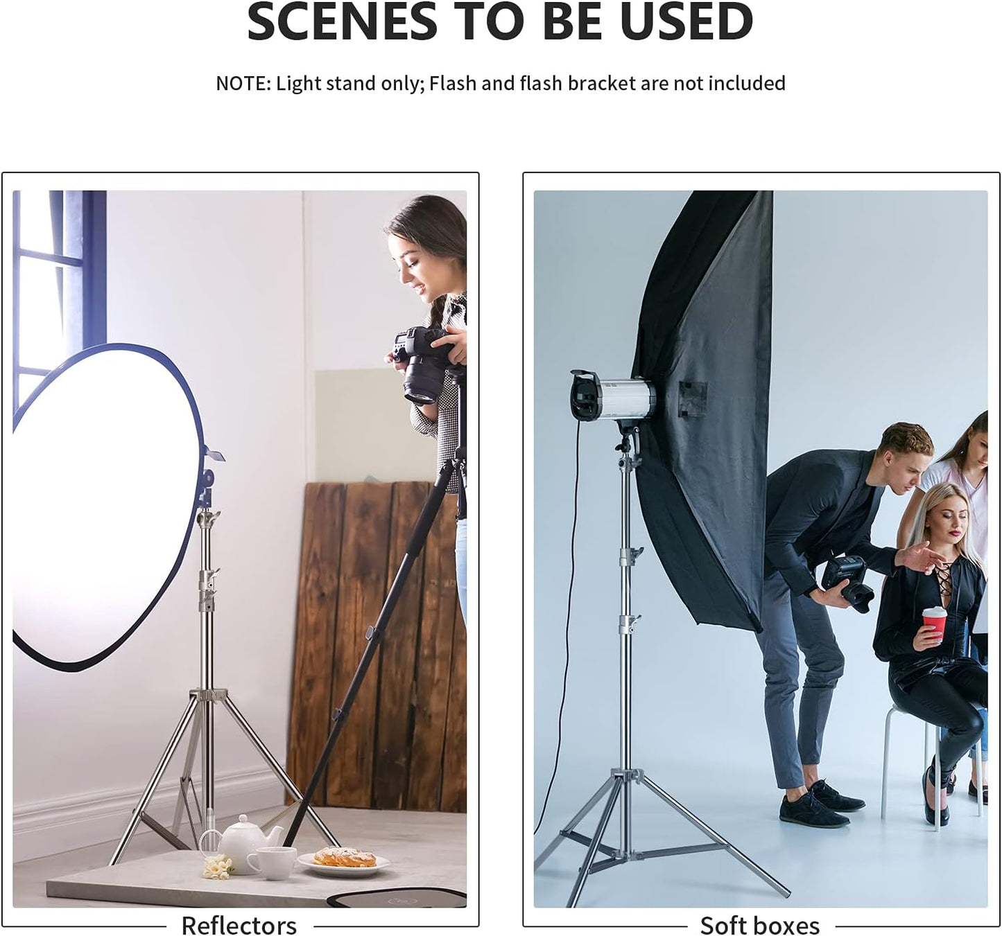 Neewer 10090544 79" Stainless Steel Photography Light Stand