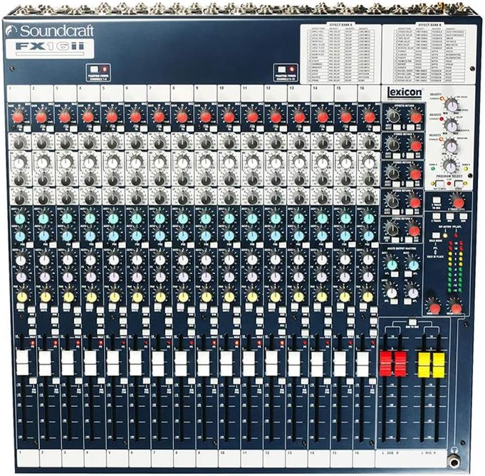Soundcraft FX16ii 16-Channel Lexicon Effects Mixer