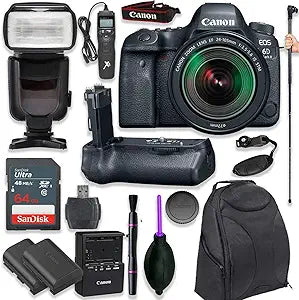 Canon EOS 6D Mark II DSLR Camera Bundle