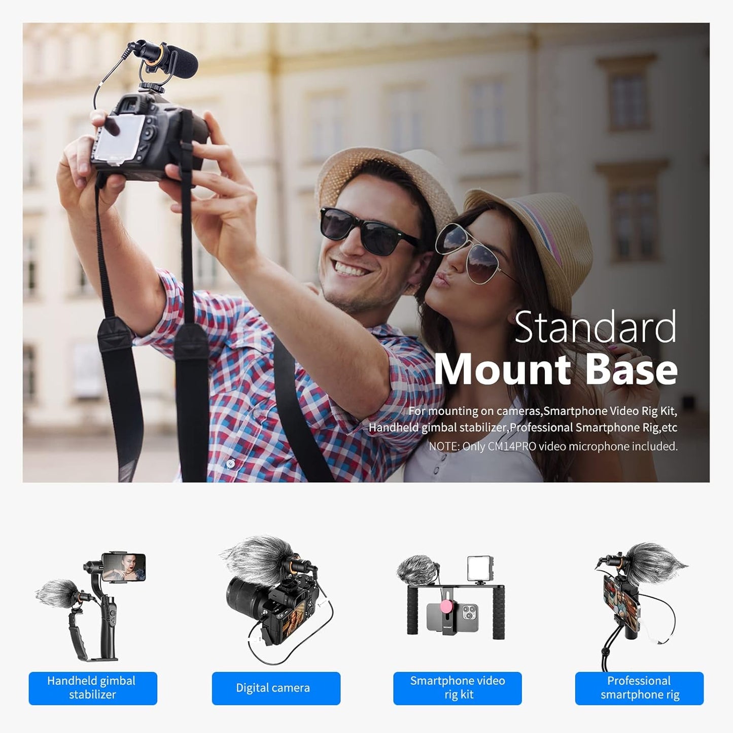 Neewer 40100304NE CM14 PRO On-Camera Video Microphone Kit