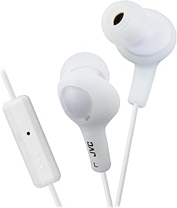 JVC HAFR6W Gumy Plus White In-Ear Headphones — main product image
