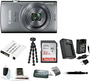 Canon Powershot ELPH 160: Silver, 32GB Bundle