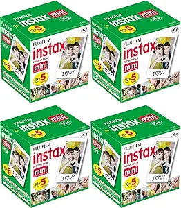 Fujifilm Mini Instant Film 50 Exposures 4-Pack