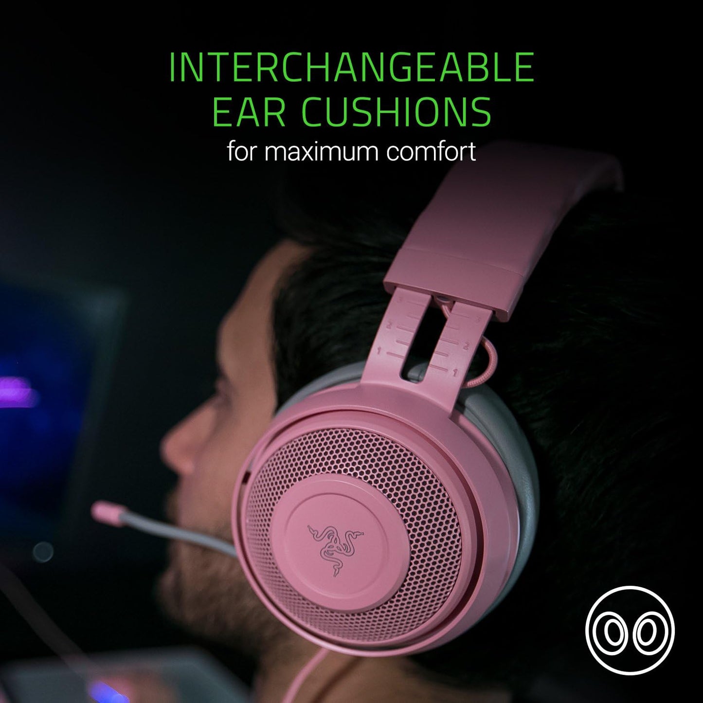 Razer RZ04-02050900-R3M1 Kraken Pro V2 Quartz Gaming Headset