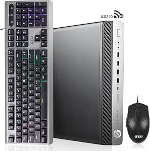 HP EliteDesk 800 G3 Mini i7 SSD WiFi Desktop PC — main product image