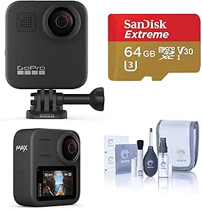 GoPro MAX 360 Waterproof Camera Hero-Style Video Bundle