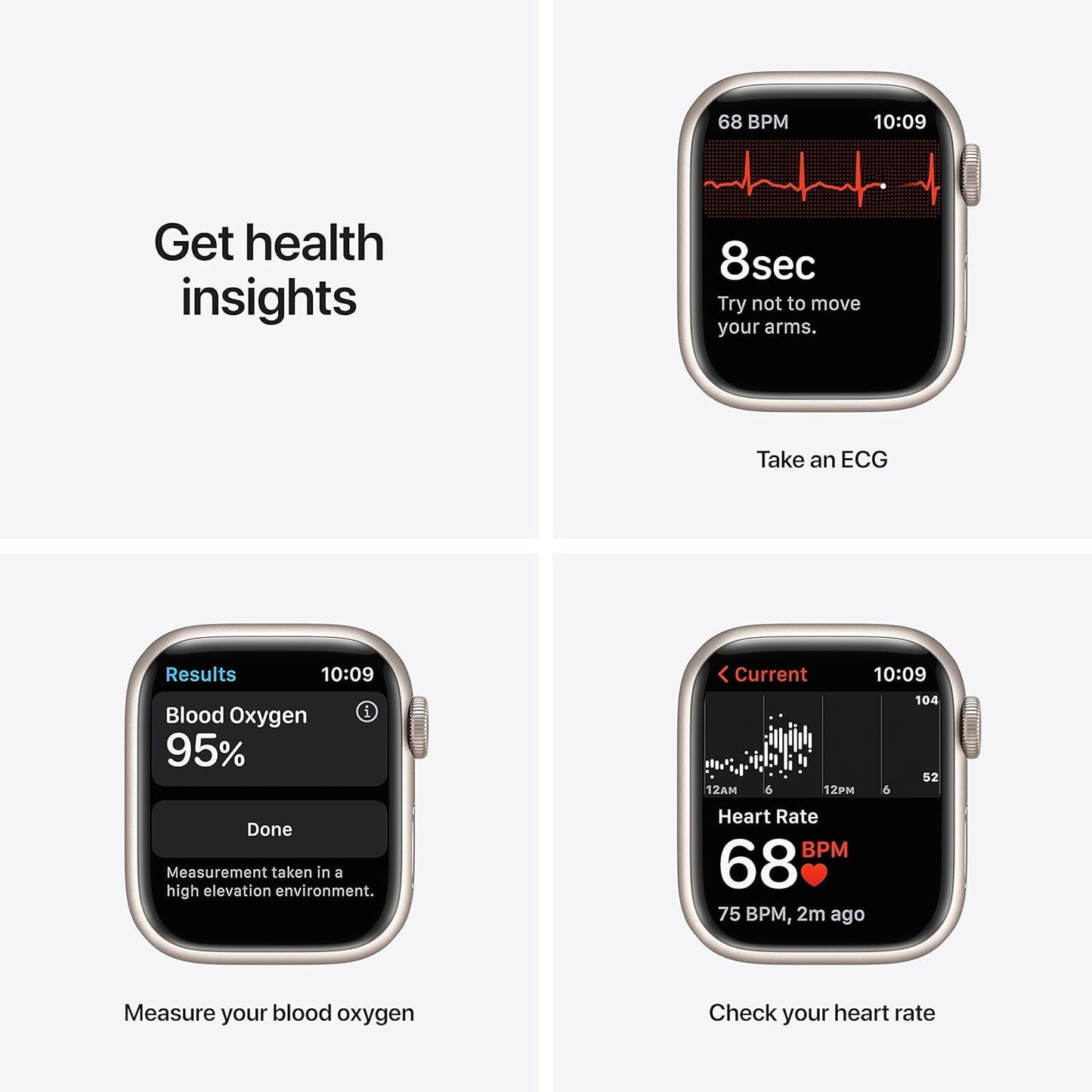 Apple MKMY3LL/A Watch Series 7 GPS 41MM Renewed